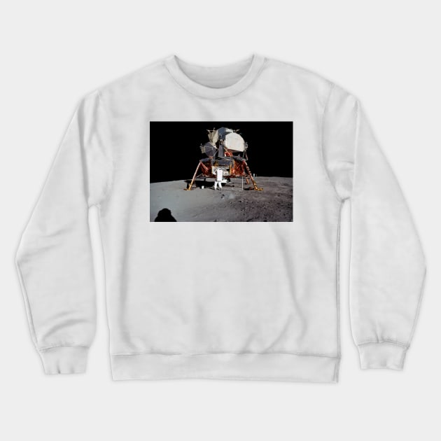 Apollo 11 lunar module (C021/0588) Crewneck Sweatshirt by SciencePhoto